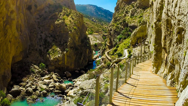 Caminito del Rey - Kongens lille sti - ved Malaga i Andalusien
