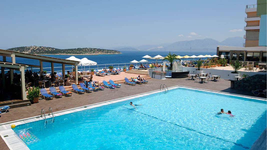 poolområde Hotel Hermes kreta