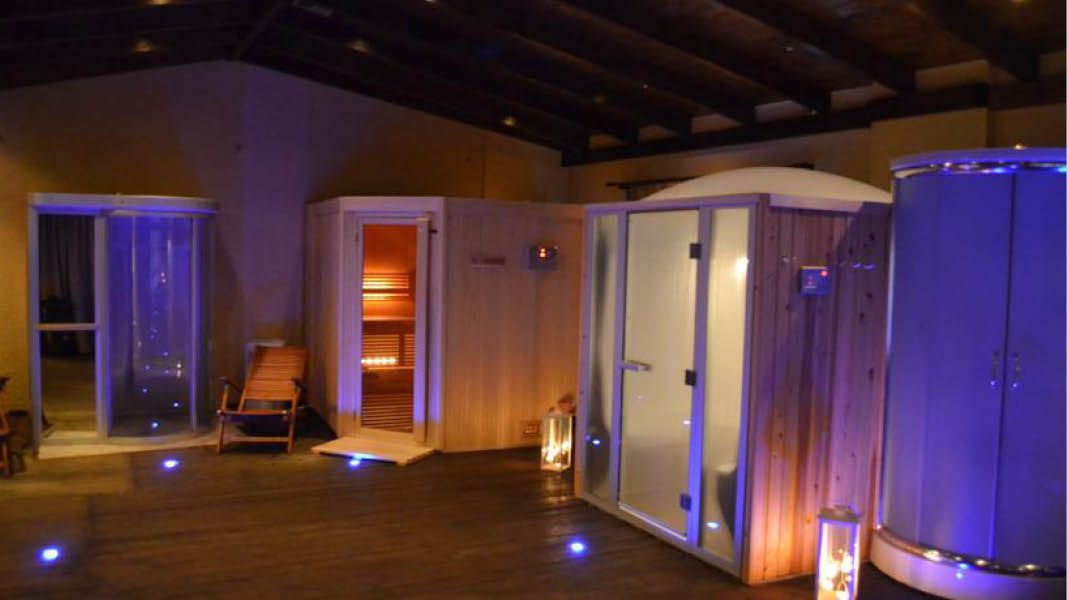 Sauna på Hotel Filoxenia