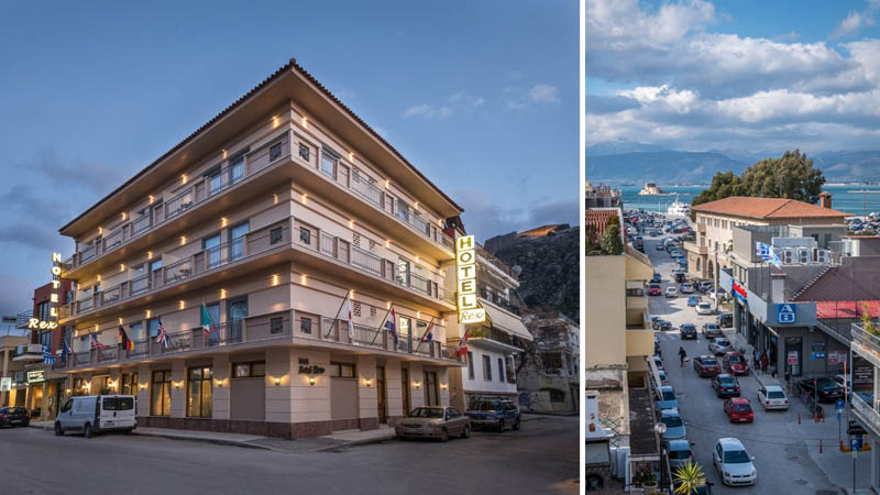 Hotel Rex Nafplio og området