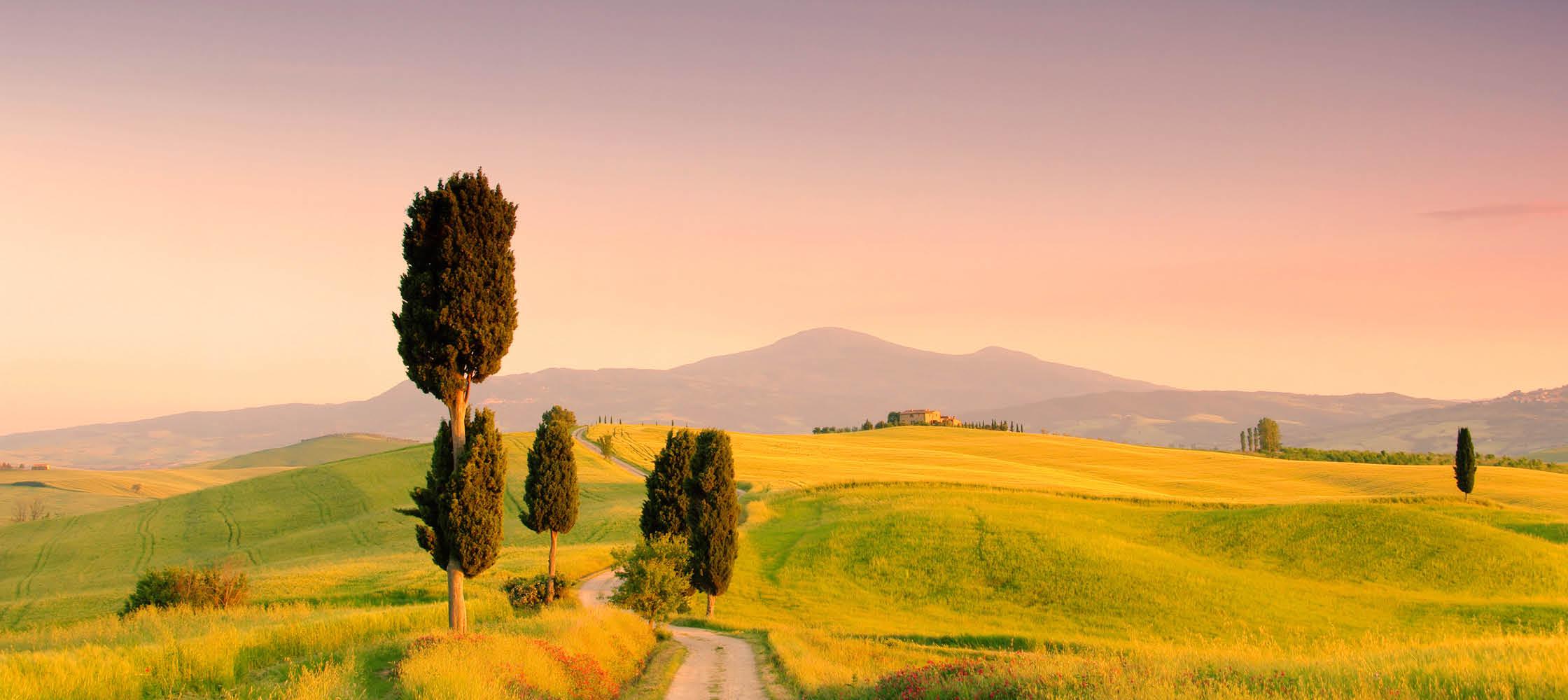 Toscanas sknne landskab