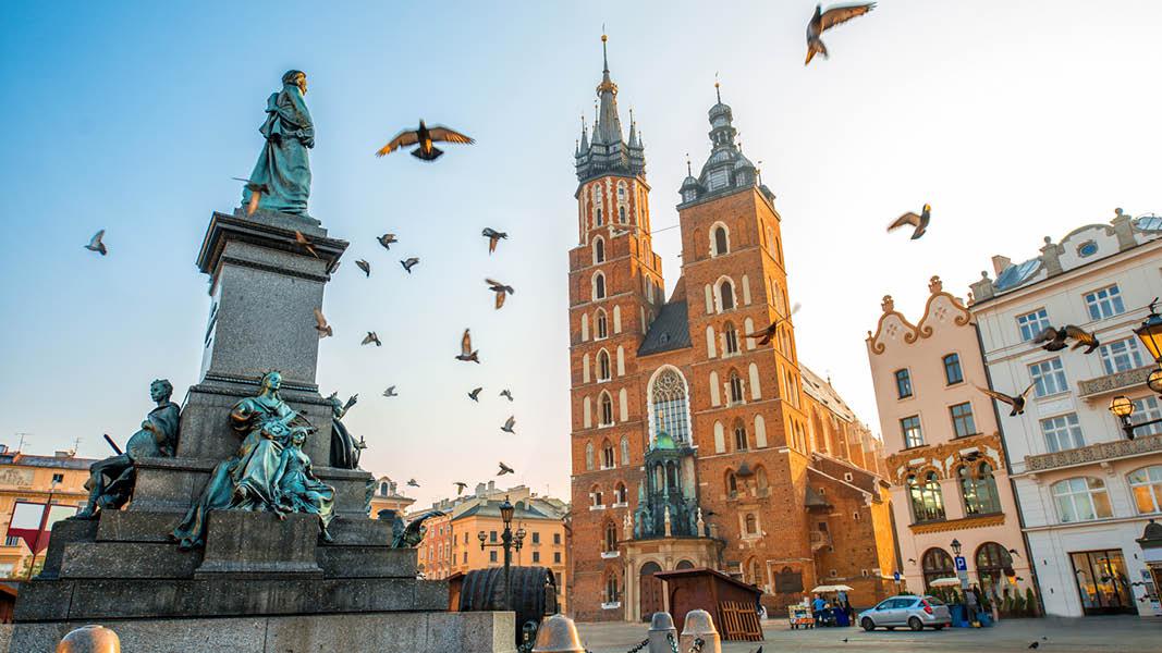 St mary basilika i krakow polen